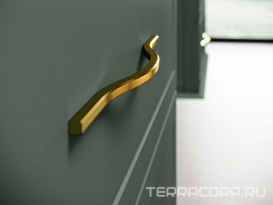 Ручка-скоба для колонн, 12,8 см, (цв.Oro),  ZZ Cezares Tiffany 40391