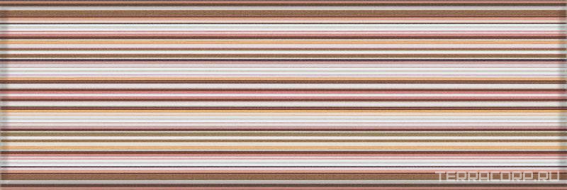 Керамическая плитка Absolut Keramika Aure Dec. Orchides Lines Marron 15x45 Комбинированный, фото 3