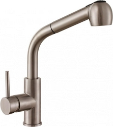 Смеситель Steel Hammer SH 6006  INOX для кухонной мойки| 13x32x23