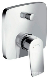Смеситель Hansgrohe Metris 31454000 для ванны с душем| 15x15x10
