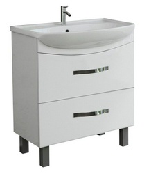 Тумба напольная Alda 65см., 2 ящик, БЕЗ раковины арт.28186, цв.белый XX