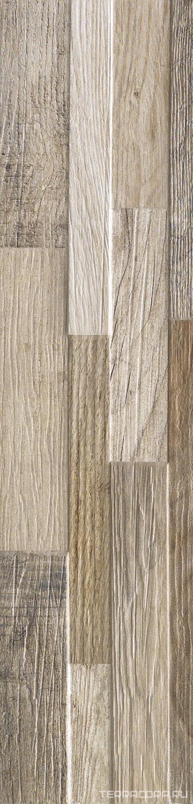 Керамогранит Sadon Wall Art Taupe 15x61 Коричневый, фото 4