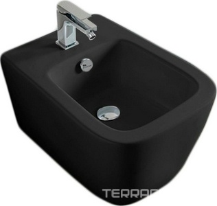 Биде подвесное 36х52см, крепёж в компл., (цв. matt black),  ZZ ArtСeram A16 ASB001 17; 00