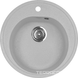 Мойка кухонная AquaGranitEx M-08 серая| 50x50x18