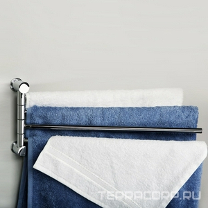 Держатель полотенец четверной, цв.хром ZZ Wasserkraft berkel K-1034