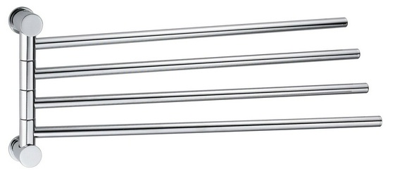 Держатель полотенец четверной, цв.хром ZZ