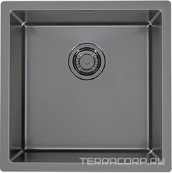 Мойка кухонная Alveus Quadrix Monarch 30 антрацит| 45x45x20