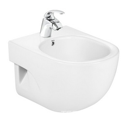Биде подвесное Roca Meridian 357246000 укороченное| 36x30x48