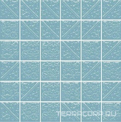 Ла-Виллет бирюзовый темный глянцевый ZZ|30,1х30,1