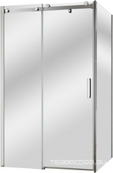Дверь в нишу 1100х900 (1075-1125)x(880-905)x1950мм, сдвижная с неподв. сегм., справа/слева, (стекло прозрачное 8мм, фурнит. цв.хром), Stylus ZZ
