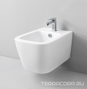 Биде подвесное 36х52см, крепёж в компл., (цв.matt white),  ZZ ArtСeram A16 ASB001 05;00