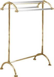 Полотенцедержатель напольный, тройной, свободностоящий (цв. латунь)  ZZ Devon & Devon Imperial DEIMPERIAL
