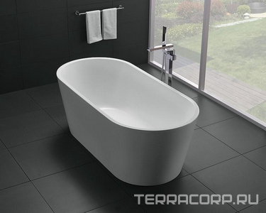 Ванна 1800x800xh600мм, акрил,отдельностоящая, БЕЗ перелива, пробка слива цв.хром в комплекте, (цв.белый), BelBagno ZZ BelBagno Универсал BB71-1800-W0