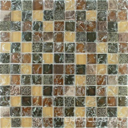 Мозаика Glass & Stone FXD010 комбинированная  (чип 23x23) ZZ|30x30