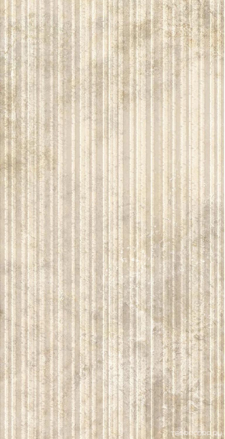 Керамическая плитка Atlas Concorde Italy Aix 3D Row Blanc 40x80 Бежевый, фото 4