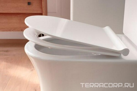 Крышка - сиденье для унитазов ALEO/SOPRANO, с микролифтом, тонкое ZZ Jacob Delafon Универсал E33127-0