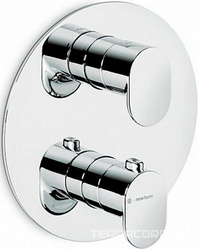 Встраиваемый термостатический смеситель для душа OLE с регулировкой температуры, хром ZZ