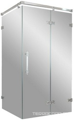 Душевое ограждениеDYNASTY 120*100 08 01 R, h2000, дверь по стороне 120, профиль глянцевый хром, стекло прозрачное, ZZ