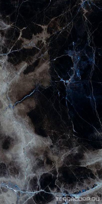 Керамогранит WIFI Ceramics Luxury Stone Vast Night Black 75x150 Черный, фото 7