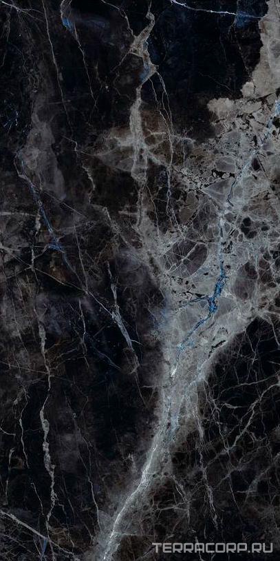 Керамогранит WIFI Ceramics Luxury Stone Vast Night Black 75x150 Черный, фото 5