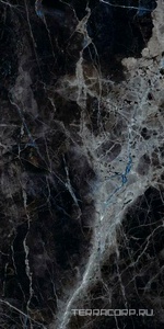 Керамогранит WIFI Ceramics Luxury Stone Vast Night Black 75x150 Черный 