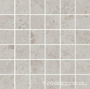Керамогранит Kerama Marazzi Лаймстоун Декор Про  серый светлый матовый мозаичный 30х30 Серый 