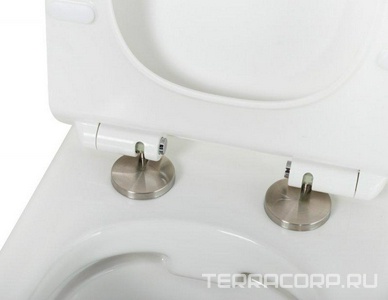 Унитаз подвесной, безободковый 370х505мм, (без сиденья),  Cezares Stylus CZR-513-TH-R