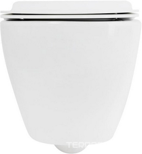 Унитаз подвесной, безободковый 370х505мм, (без сиденья),  Cezares Stylus CZR-513-TH-R