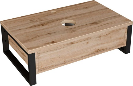 Тумба подвесная GRUNGE LOFT 100х48 см, 1 выдвиж. ящик, цвет  Дуб Вотан ZZ 1Marka Grunge loft У85844
