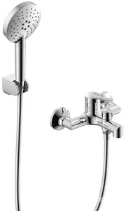 Смеситель для ванны с коротким изливом, хром Lemark Minima LM3814C