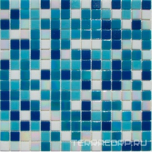 Мозаика Спектр-М Микс стекло Мозаика из стекла на сетке SH-039 32.7x32.7 Комбинированный 