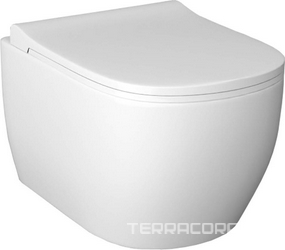 Унитаз подвесной Rondo безободковый с сиденьем микролифт в компл., 510x360x360 мм, белый ZZ
