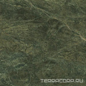 Керамогранит Kerama Marazzi Риальто Нобиле  зелёный тёмный лаппатированный обрезной 60x60 Зеленый 