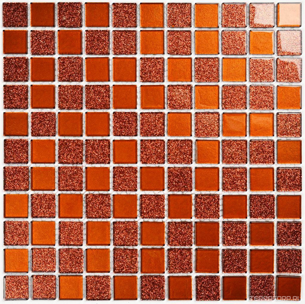Мозаика Bonaparte Мозаика стеклянная Shine Brown (25x25x4) 30x30 Комбинированный, фото 3