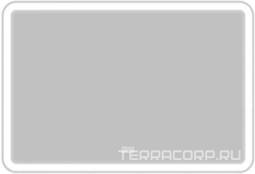 Зеркало 1000x30x600мм, реверс., с встроенным по периметру светильником, сенсорным выключателем и подогревом, 12W, 220-240V, BelBagno ZZ