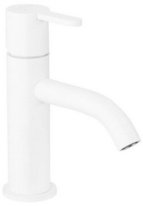 Смеситель для раковины с д/к, (цв.белый),  ZZ Cezares Leaf LEAF-LSM2-BIO