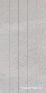 Керамическая плитка Kerama Marazzi Про Матрикс Декор чипсет  серый светлый матовый обрезной 30x60 Серый 