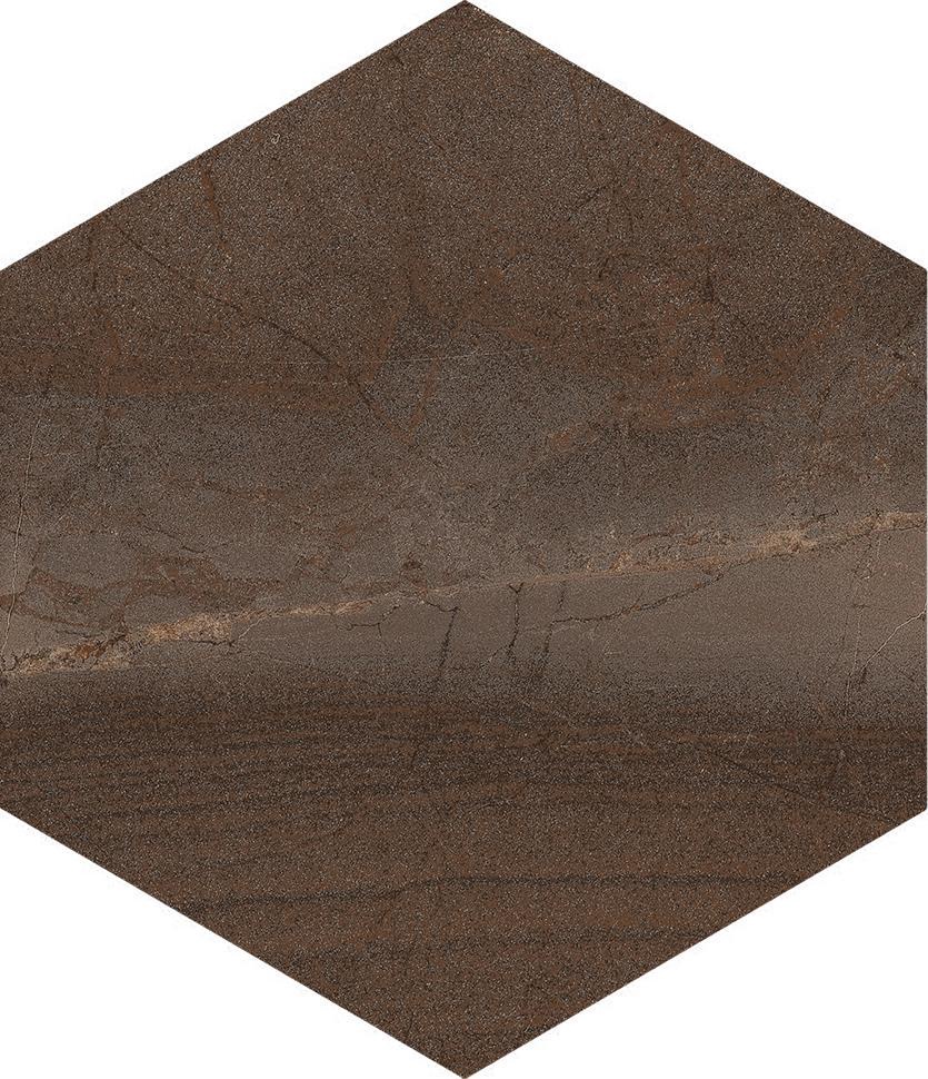 Керамогранит Pamesa Marble Hexa Jatoba Brown 13x15 Коричневый, фото 4
