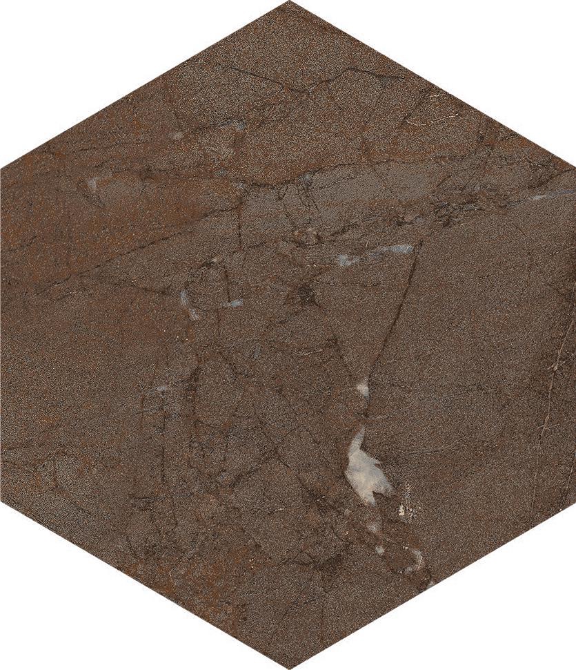 Керамогранит Pamesa Marble Hexa Jatoba Brown 13x15 Коричневый, фото 6