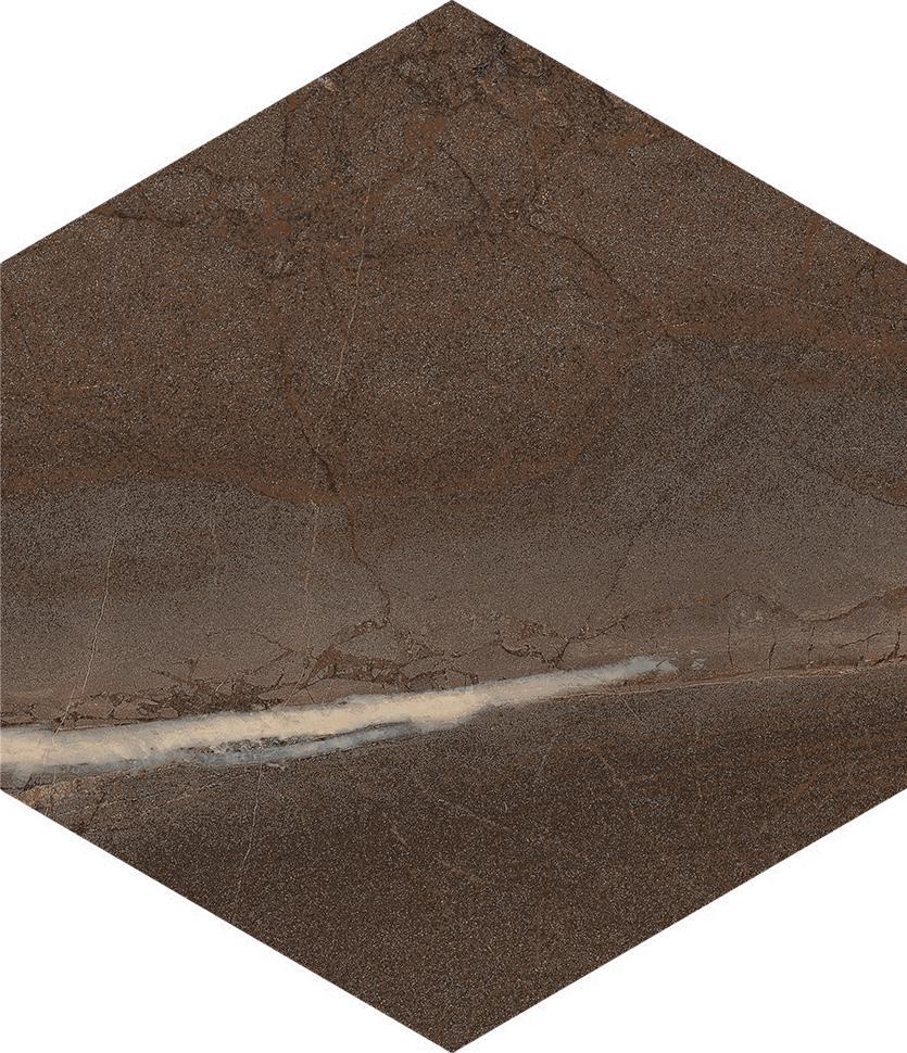 Керамогранит Pamesa Marble Hexa Jatoba Brown 13x15 Коричневый, фото 3