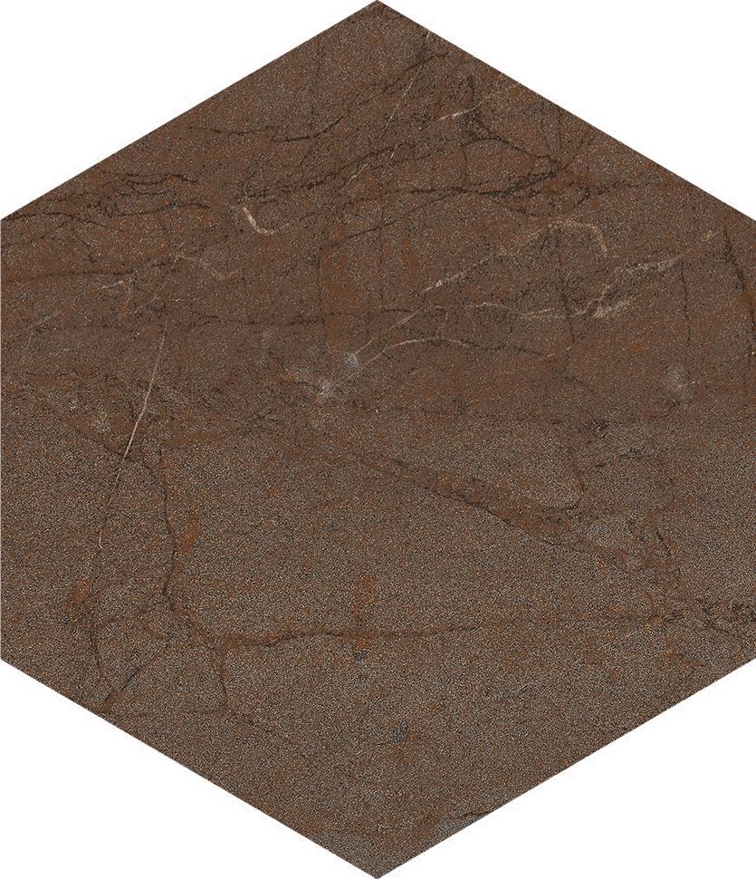 Керамогранит Pamesa Marble Hexa Jatoba Brown 13x15 Коричневый, фото 5