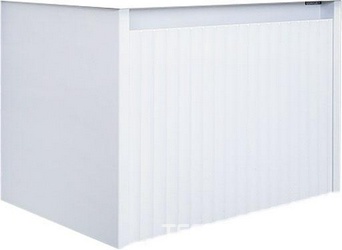 Тумба подвесная 60х53х40 см, 1 выд. ящик, БЕЗ столешницы и раковины, цв. белый XX