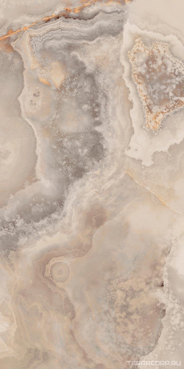 Керамогранит Gardenia Orchidea La Marmoteca Cosmic Ivory Lux 60x120 Бежевый, фото 4