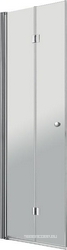 Дверь в нишу 900хh1950мм, складная во внутрь, вход 810мм, Правая/Левая, (стекло прозр. 6мм, фурн.цв.хром), Eco ZZ