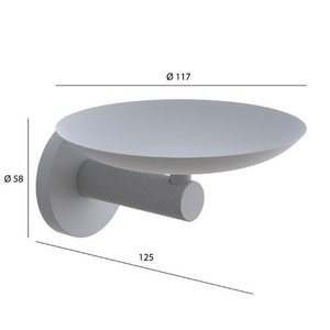 Мыльница настольная  Gold, цвет золото, ZZ Boheme UNO 10973-G