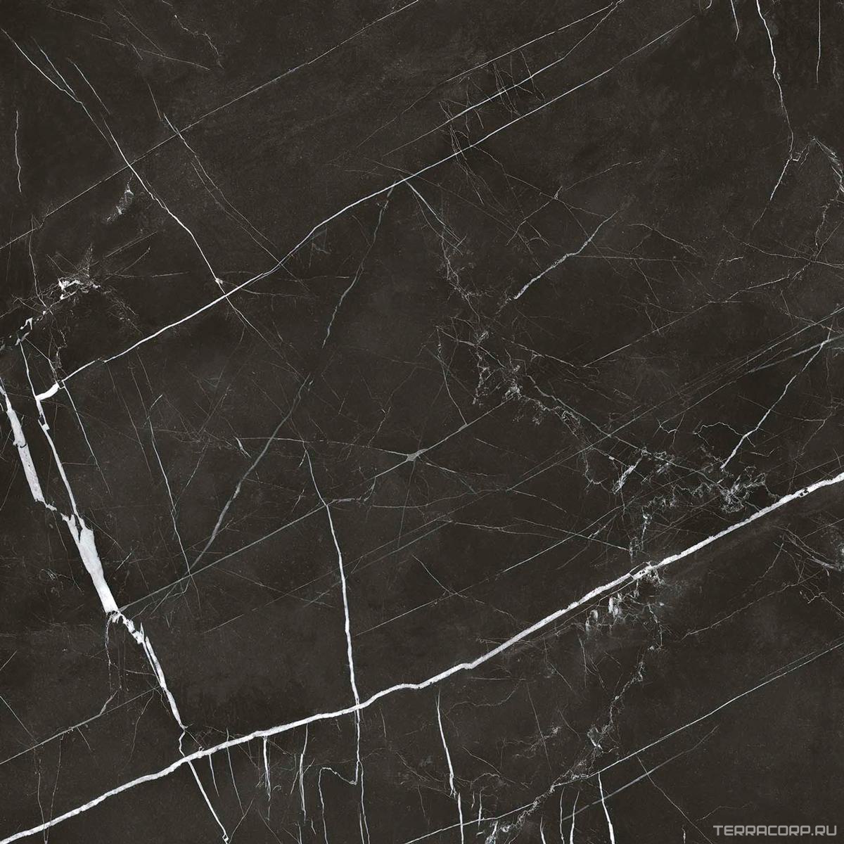 Керамогранит Zerde Royal black 60x60 Черный, фото 3