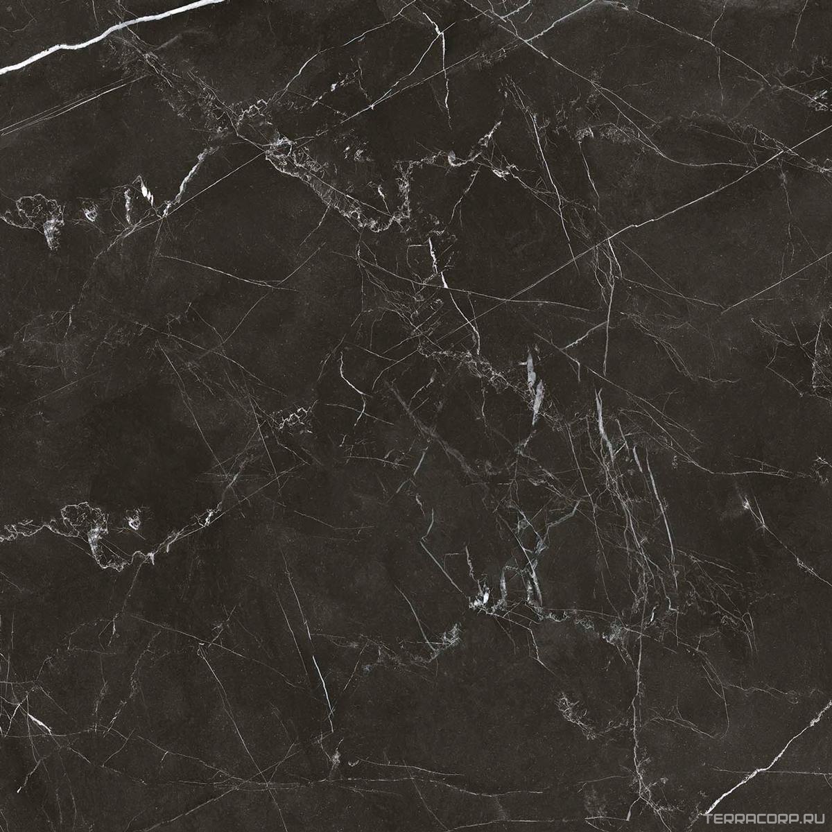 Керамогранит Zerde Royal black 60x60 Черный, фото 5