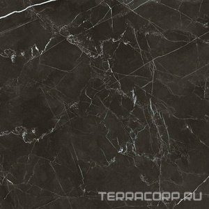Керамогранит Zerde Royal  black 60x60 Черный 