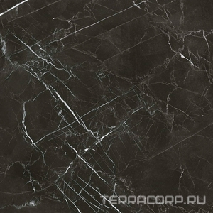 Керамогранит Zerde Royal  black 60x60 Черный 