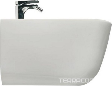 Биде подвесное 54х35см, крепёж арт.WB9N в компл., (цв.белый матовый),  ZZ Kerasan Tribeca 512530